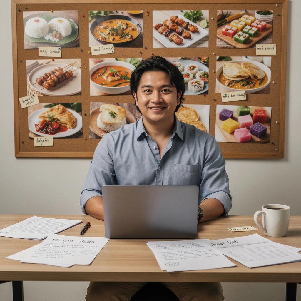 A fresh and zesty Mango Kerabu salad with shredded mango, herbs, and spicy dressing.